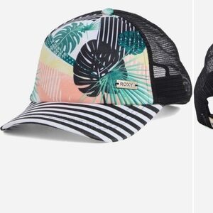 Roxy Multicolor Tropical Mesh Cap